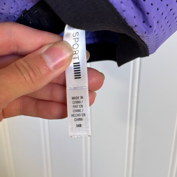 Victoria Secret Sport VSX Purple and Mint Sports Bra 34B - Picture 5 of 6